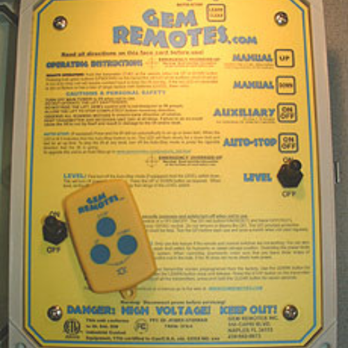 GEM remote control unit